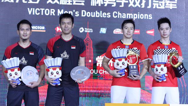 Mohammad Ahsan/Hendra Setiawan, Kevin Sanjaya Sukamuljo/Marcus Fernaldi Gideon