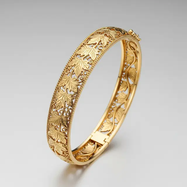 Model Gelang Emas Ukir yang Cocok Jadi Tabungan Emas