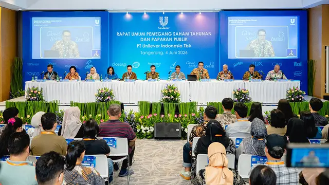 Rapat Umum Pemegang Saham Tahunan (RUPST) dan paparan publik Unilever Indonesia pada Kamis, (4/6/2026). (Foto: Unilever Indonesia)