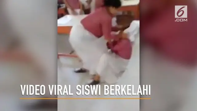 Video perkelahian antar siswa perempuan di kelas  beredar  di Gorontalo dan hebohkan warga.