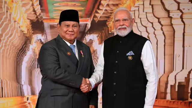 Presiden Prabowo Subianto saat tiba di Konferensi Tingkat Tinggi (KTT) BRICS 2026, India. (Dok. Istimewa)