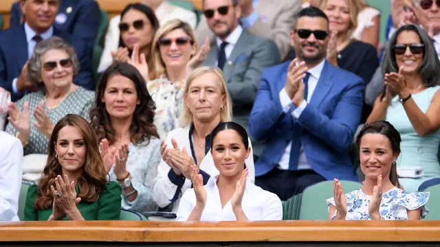 Momen Akrab Kate Middleton dan Meghan Markle di Final Wimbledon