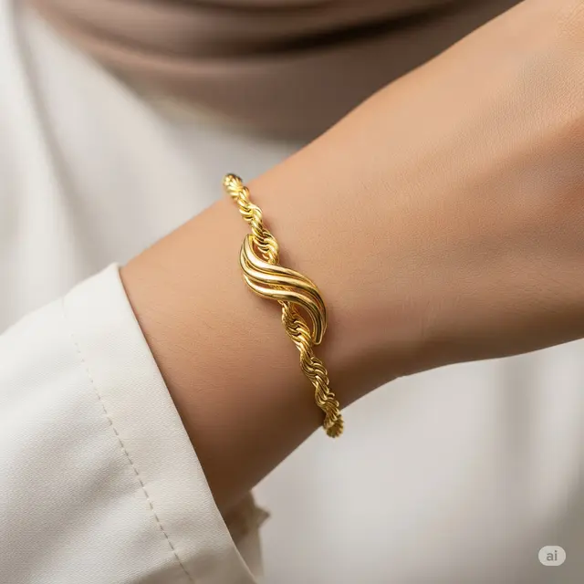 Model Gelang Emas 24 Karat 2 Gram. Foto: Gemini