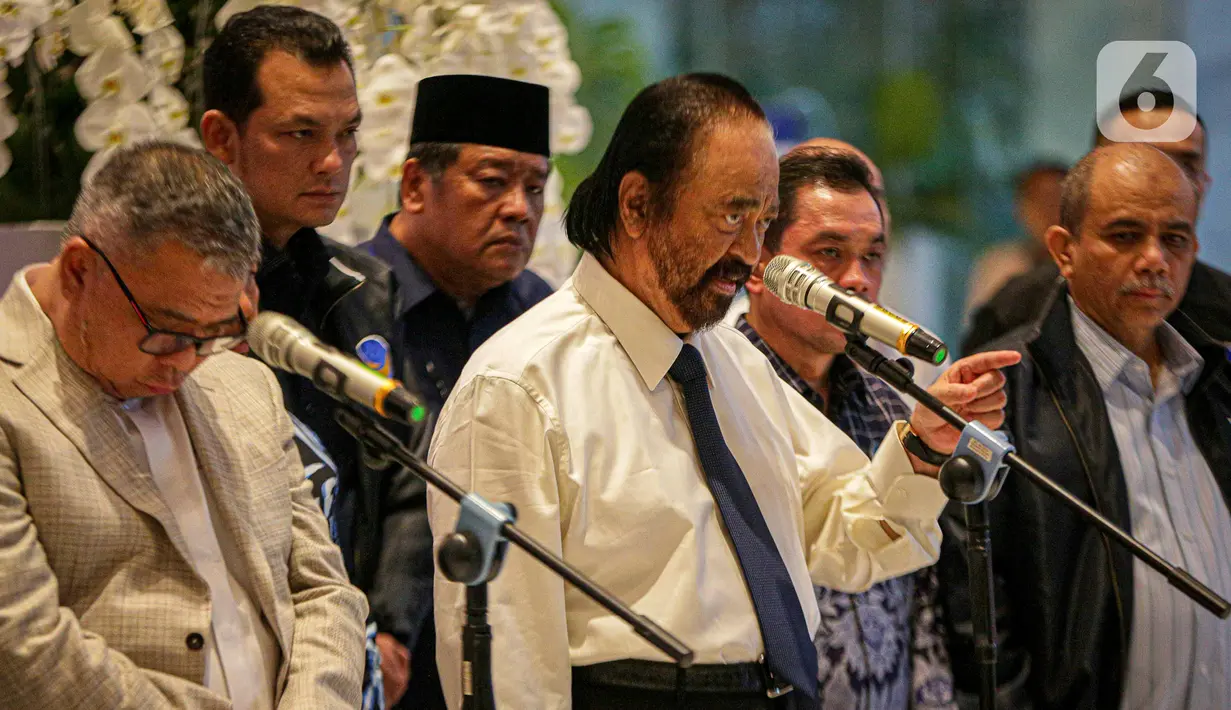 Akan tetapi, dia menegaskan bahwa Nasdem bukan lembaga penegak hukum. Jika ada politisasi hukum, maka di luar kemampuan Nasdem. (Liputan6.com/Faizal Fanani)