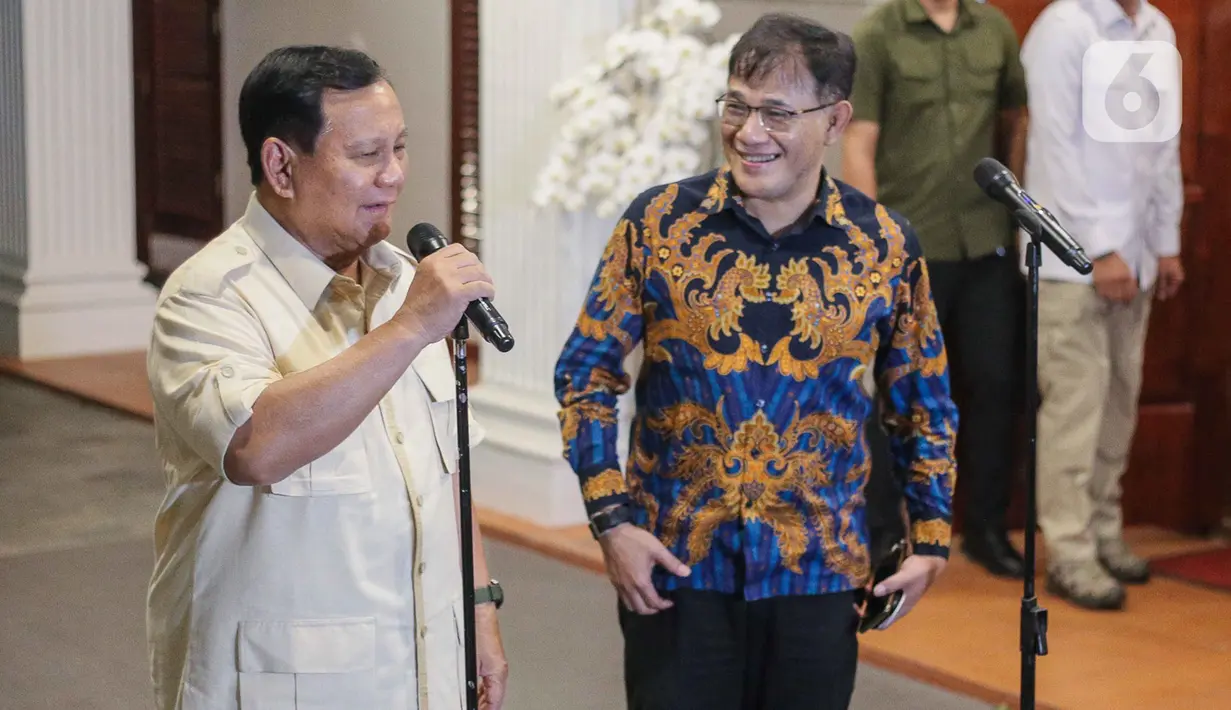 Ia menilai Prabowo merupakan sosok nasionalis dengan pemikiran hebat. (Liputan6.com/Faizal Fanani)