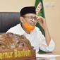 Gubernur Banten, Wahidin Halim. (Kamis, 18/02/2021). (Dokumentasi Pemprov Banten).