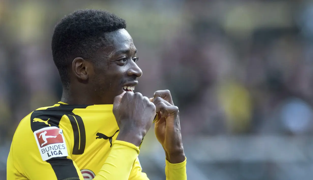 Dembele lahir di Vernon, Prancis pada 15 Mei 1997. Dembele menunjukkan talenta tinggi saat memperkuat Rennes. (Bernd Thissen/dpa via AP,file)