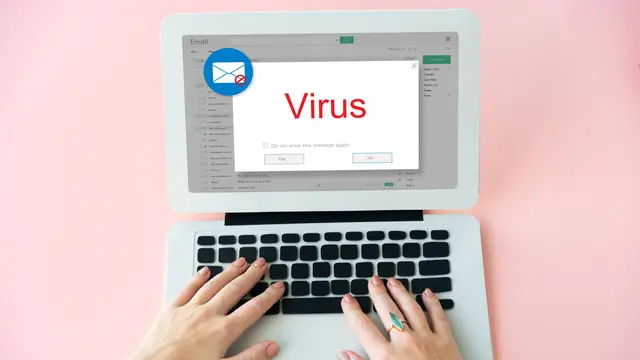 Ilustrasi virus komputer