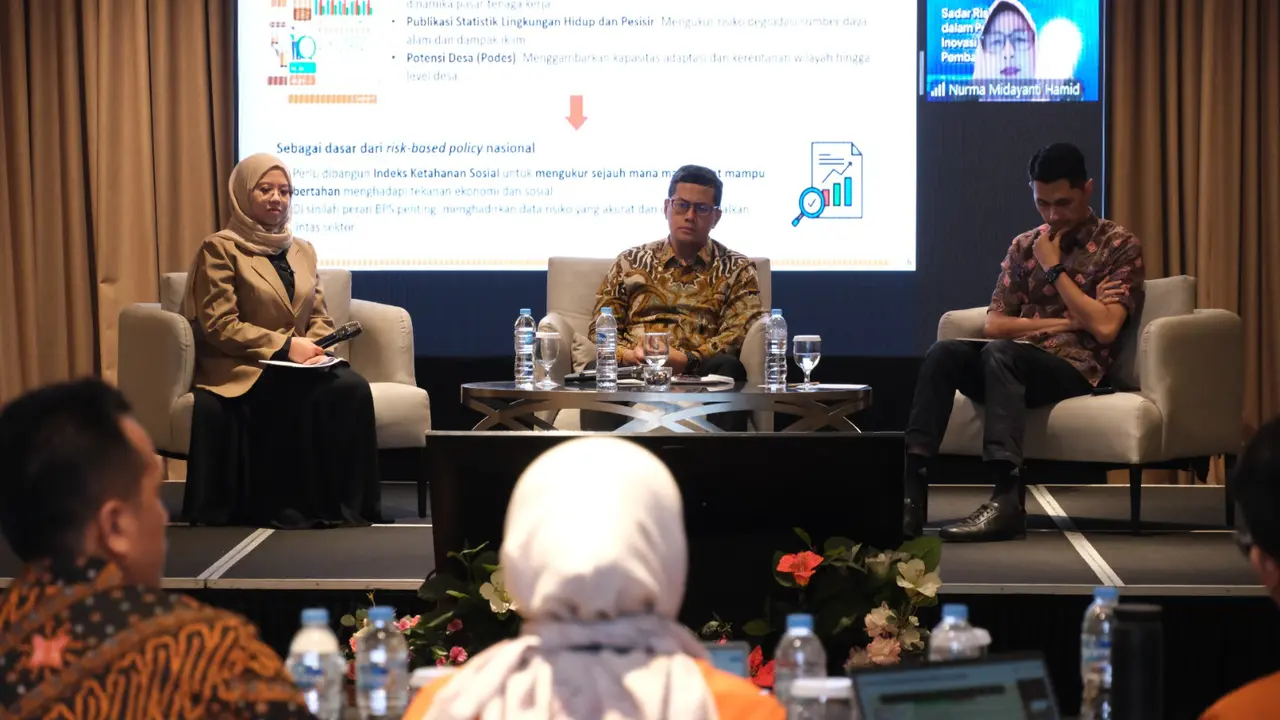 Diskusi Publik bertema 'Sadar Risiko dalam Perspektif Inovasi dan Pembangunan' yang digelar di Jakarta pada Rabu (5/11/2025).