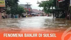 Menurut BMKG banjir yang terjadi di Sulawesi Selatan adalah akibat hujan lokal yang cukup lebat.