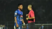 Striker lokal Arema FC, Ahmad Nur Hardianto mencetak dua gol dalam dua laga beruntun pada Shopee Liga 1 2019. (Bola.com/Iwan Setiawan)