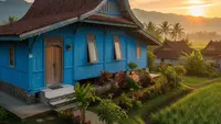 7 Pilihan Warna Cat untuk Rumah di Desa Menghadap Timur, Harmoni Alami dan Keberuntungan