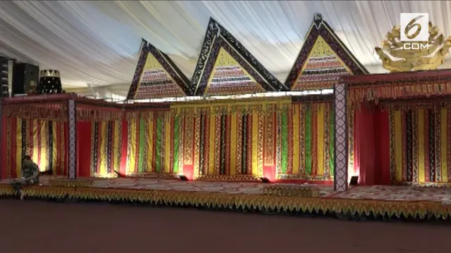 Pesta Adat Kahiyang-Bobby di Medan rencananya akan digelar akhir pekan ini, persiapan sudah dilakukan termasuk pembuatan pelaminan pengantin.