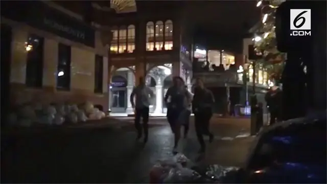 Video Amatir Operasi Polisi Saat Teror London