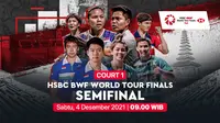Semifinal BWF World Tour Finals 2021. Sumber foto : Vidio.com.
