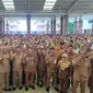 Pemerintah Kota (Pemkot) Tangerang meluncurkan gerakan sedekah satu telur satu minggu untuk cegah stunting dan gizi buruk. (Liputan6.com/Pramita Tristiawati)