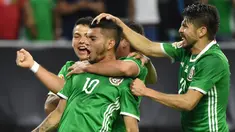 Meksiko hanya bermain imbang melawan Venezuela dalam laga Grup C Copa America 2016 di Stadion NRG, Houston, AS, Selasa (14/6/2016) WIB. (AFP/Nelson Almeida)