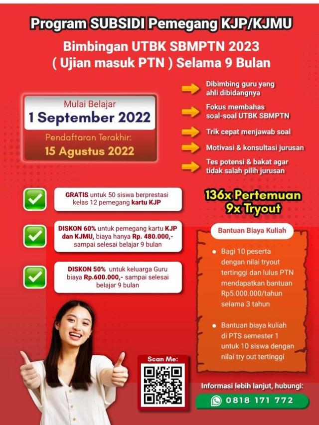 Sambut HUT ke-77 RI, Ada Program Subsidi untuk Keluarga Guru dan Siswa  Penerima KIP/KJP