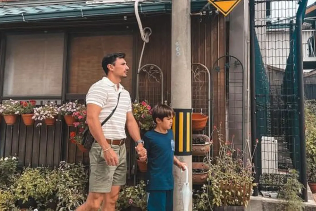 Kehangatan Vincent Verhaag dan El Barack yang tak terpisahkan. (credit:instagram.com/v.andrianto)