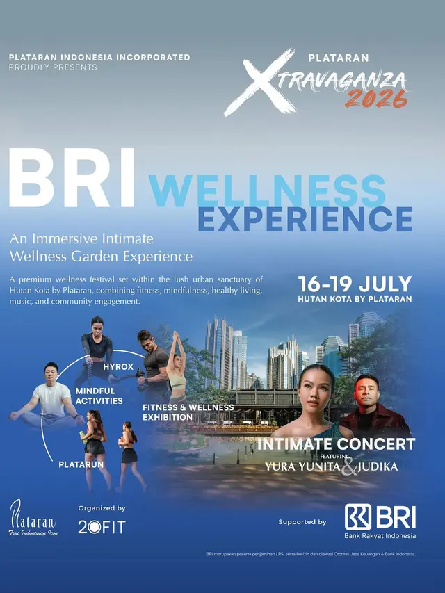 Plataran dan BRI Hadirkan BRI Wellness Experience di Tengah Hutan Kota Jakarta untuk Dukung Gaya Hidup Sehat