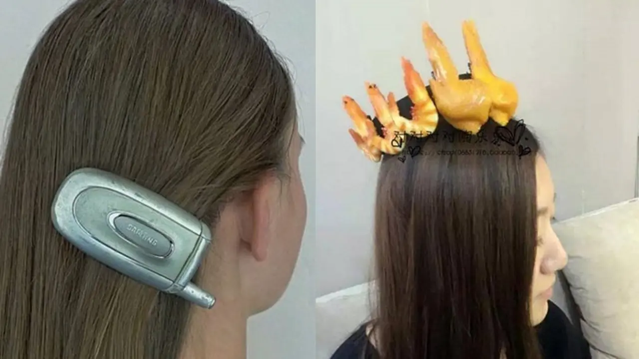 6 Jepitan Rambut Cewek Paling Absurd, Enggak Habis Pikir
