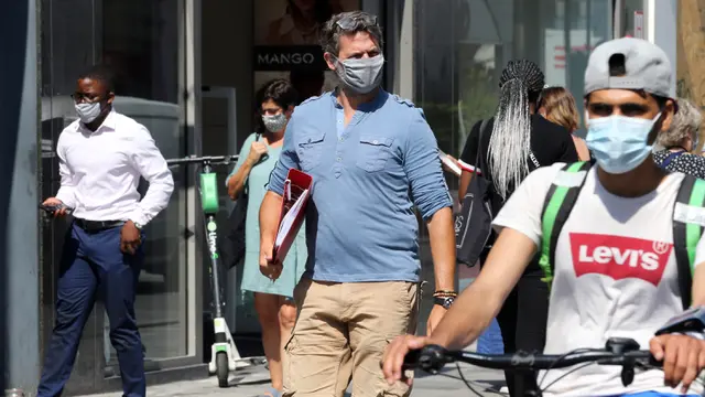 Brussel Wajibkan Pemakaian Masker di Tempat Umum