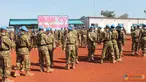 Citizen6, Kongo: Dansatgas Konga XX-I/Monusco Letnan Kolonel Czi Sapto Widhi Nugroho di dampingi oleh seluruh perwira dan segenap personel memberikan ucapan selamat kepada anggota yang naik pangkat. (Pengirim: Badarudin Bakri)