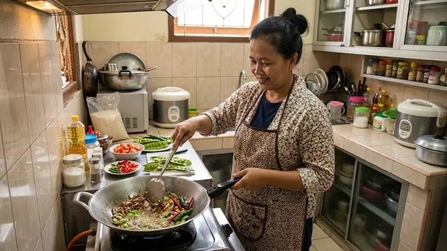 Resep Oseng Teri Petai