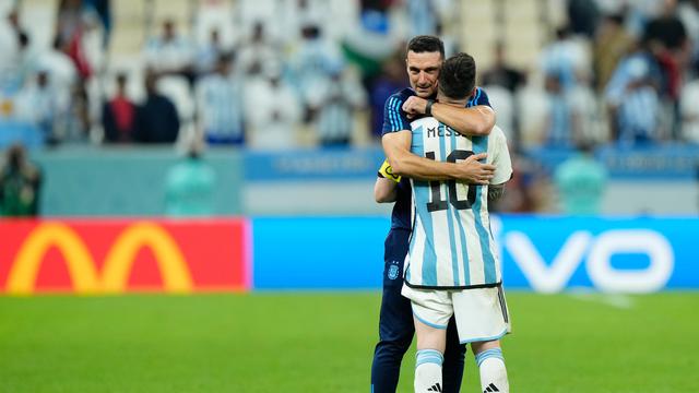 Lionel Messi dan Lionel Scaloni