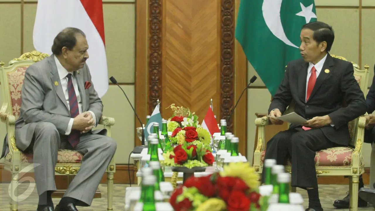 20160307- Indonesia dan Pakistan Bahas Perdamaian Palestina-Israel-Jokowi- Manoon Hussain-Jakarta-FF
