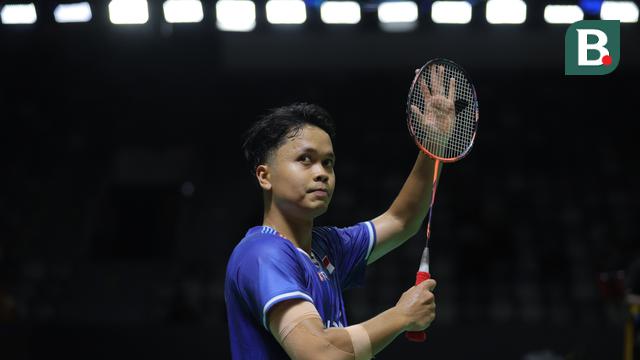 Foto: Anthony Ginting Melaju ke 32 Besar Indonesia Masters 2026 Tanpa Perlawanan Berarti
