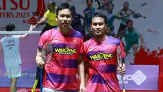 Indonesia menyisakan 3 wakilnya di babak semifinal All England 2023 yang akan digelar Sabtu (18/3/2023). Dalam babak perempatfinal yang digelar di Utilita Arena, Birmingham, Inggris, Jumat (17/3/2023), wakil ganda campuran Rehan Naufal Kusharjanto/Lisa Ayu Kusumawati dan dua ganda putra Fajar Alfian/Muhammad Rian Ardianto serta Mohammad Ahsan/Hendra Setiawan sukses menyingkirkan lawan-lawannya. (Bola.com/M Iqbal Ichsan)