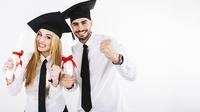 Ilustrasi kelulusan, wisuda. (Photo Copyright by Freepik)