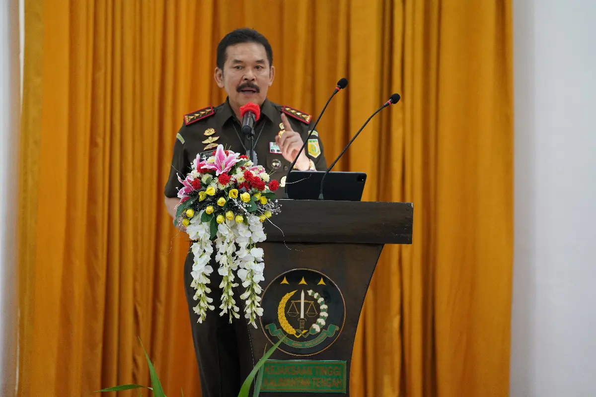 Jaksa Agung ST Burhanuddin di Kejaksaan Tinggi Kalimantan Tengah