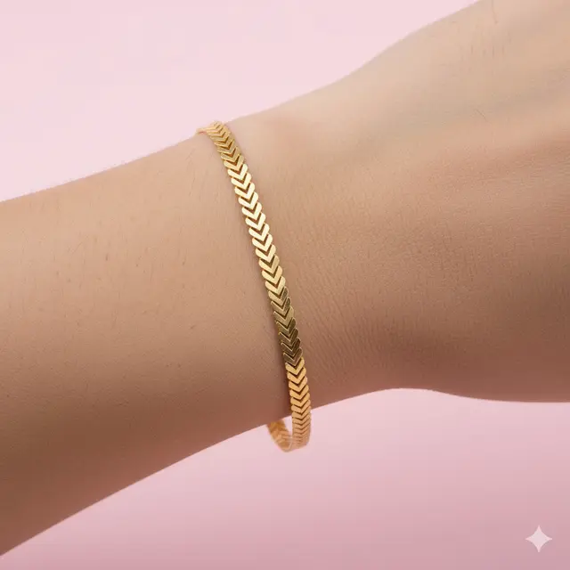 Model Gelang Emas Tipis 2 Gram 22 Karat untuk Dipakai Harian. Gemini