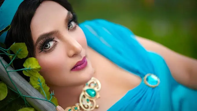 Penampilan Ashanty Berdandan ala Princess Disney (sumber: instagram/ashanty_ash)