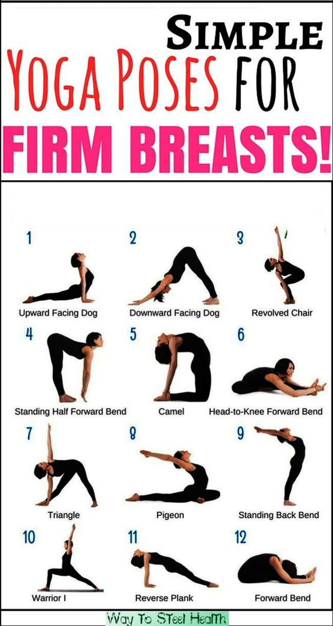 12 gerakan yoga yang bisa mengencangkan payudara/copyright womensbust.com