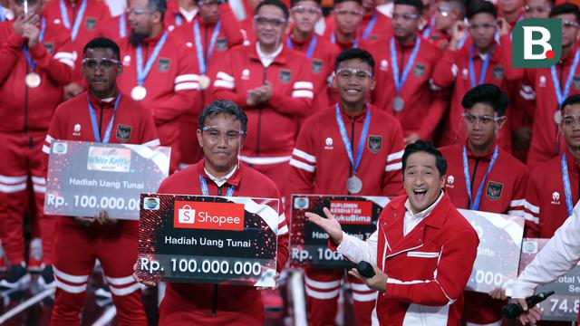 Foto: Timnas Indonesia U-16 Hadiri Acara Konser 17an Indonesia Juara