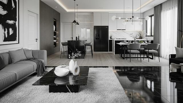 Konsep Monokromatik Elegan dengan Fokus Tekstur