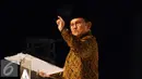 BJ Habibie memberikan sambutan saat pembukaan Rapimnas Partai Golkar 2016 di Jakarta, Sabtu (23/1/2016). Rapimnas digelar setelah Mahkamah Partai merekomendasikan penyelesaian konflik lewat Munas. (Liputan6.com/Helmi Fithriansyah)