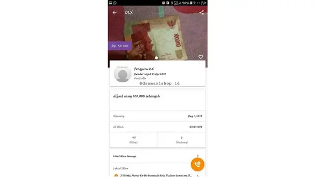 Barang aneh (Sumber: Instagram/dramaolshop.id)
