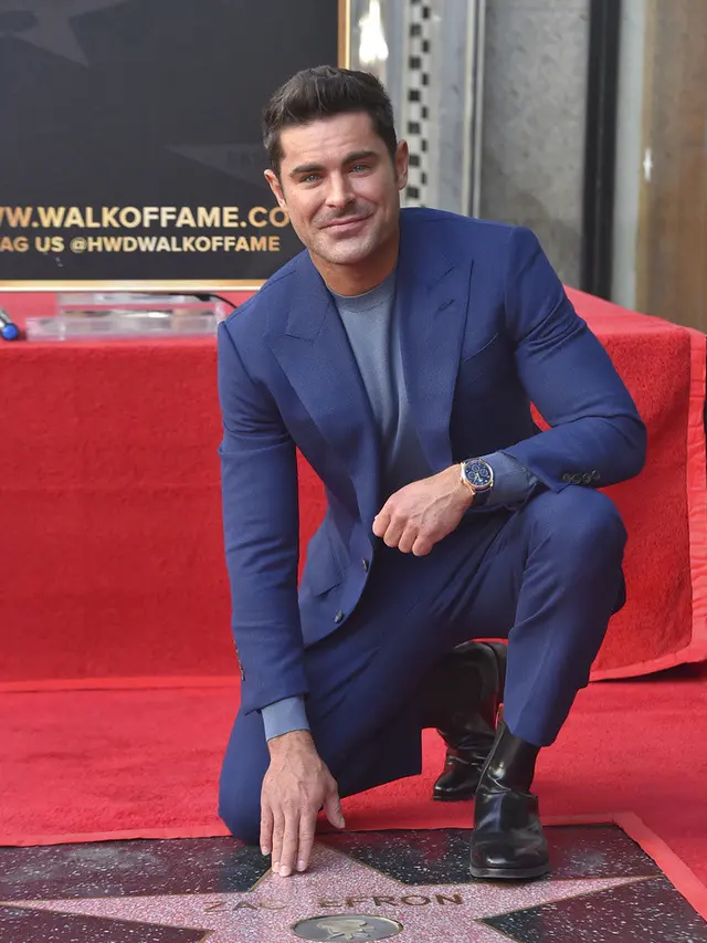 Zac Efron pada 11 Desember 2023. (Jordan Strauss/Invision/AP)