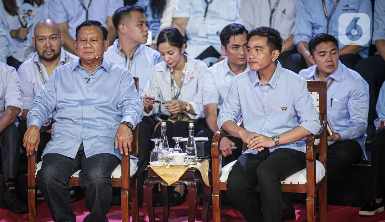 Segmen pertama adalah momen peserta Pilpres 2024 memaparkan visi dan misi sesuai tema yang ditetapkan. (Liputan6.com/Faizal Fanani)