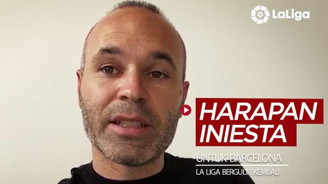 Berita video Andres Iniesta mengungkapkan harapannya untuk Barcelona jelang La Liga 2019-2020 bergulir lagi.