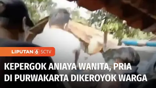 VIDEO: Aniaya dan Rampas Mobil Wanita, Pria di Purwakarta Babak Belur Diamuk Massa