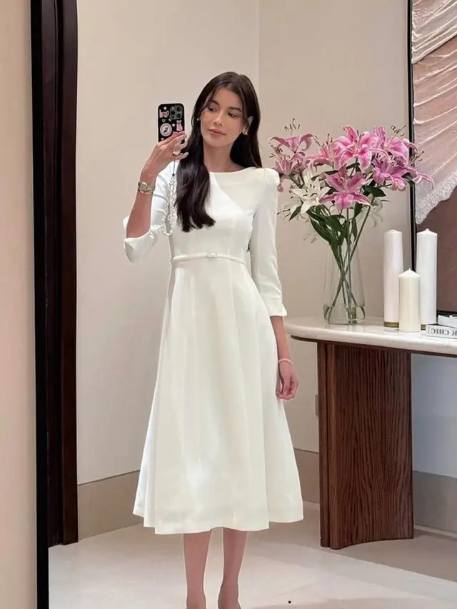 Sabrina Chairunnisa saat Hadir Fan Meeting Kim Soo Hyun. [@sabrinachairunnisa_]