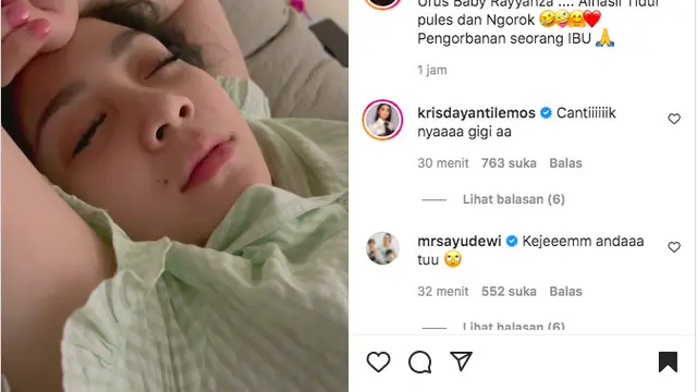 Usil, Raffi Ahmad Rekam Momen Nagita Slavina Tidur dan Mendengkur Karena Kelelahan