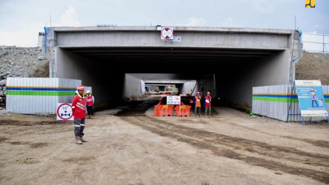 Konstruksi Underpass Bandara Kulon Progo (dok: PUPR)