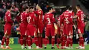 Secara mengejutkan Liverpool tersingkir dari Liga Champions 2024/2025 usai dikalahkan PSG lewat drama adu penalti 2-4 (0-1) dalam laga leg kedua 16 besar Liga Champions 2024/2025 yang digelar di Stadion Anfield. (Darren Staples/AFP)