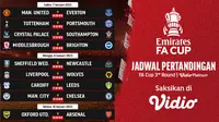 Link Live Streaming FA Cup Third Round 2022/23 di Vidio 7 sampai 10 Januari 2023 : 9 Laga Seru